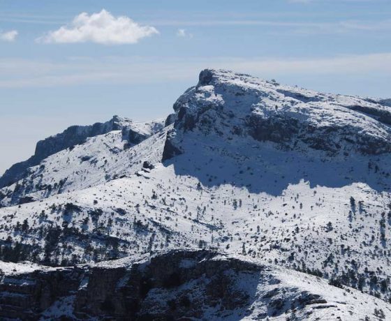 Serra Mariola, Montcabrer nevado